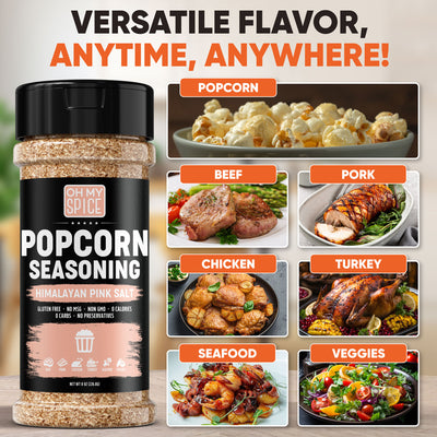 Popcorn Seasoning | Himalayan Pink Salt