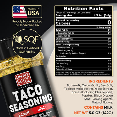 Taco Seasoning | Spicy Ranch